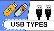What are different Types of USB - USB Types Simply Explained in English