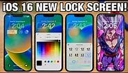 iOS 16 NEW Lock Screen - TIPS & TRICKS!