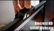 Amcrest 1080p webcam setup and review