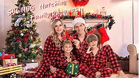 SWOMOG Christmas Matching Couples Pajamas Set