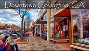 Covington, GA - Downtown Walking Tour - 4K USA