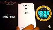 LG G3 Hard Reset | Factory Setting | Original Setting