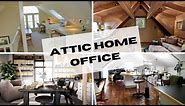 Beautiful Attic Home Office Home Decor & Home Design | And Then There Was Style