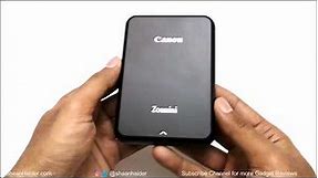 Canon Zoemini Portable Printer - Full Review and Unboxing