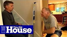 How to Install a Stair Handrail on Stairs | This Old House