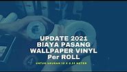 (detail) Berapa Biaya Jasa Pasang Wallpaper dinding per Roll
