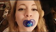 How to convert a childs pacifier to an adult one