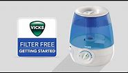 Vicks Filter-Free Ultrasonic Cool Mist Humidifier V4600 - Getting Started