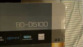 Unboxing of my new Samsung Blu Ray DVD player model BD-D5100