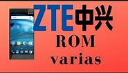 Rom ZTE V956 y varias ROM ZTE Reparar revivir se queda en el logo Instalar software