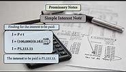 Mathematics of Investment - Simple Interest - Promissory Notes (Topic 6)