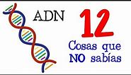 🧬 12 Cosas que NO Sabías sobre el ADN 🧬 DATOS CURIOSOS 💡