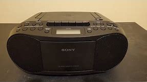 Sony CFD-S70 CD Radio Cassette Recorder Boombox Review