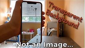 How to set a Transparent Wallpaper on an iPhone (No Jailbreak)