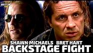 The 1997 Bret Hart & Shawn Michaels Backstage Fight