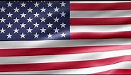 [10 Hours] American Flag Waving [4K] - Waving Flags