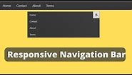 How to Create Responsive Navigation using CSS and React