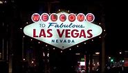 Las Vegas - Welcome to Las Vegas Sign by Night