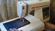 Elna 5000 Nähmaschine Sewing machine Швейная машина test