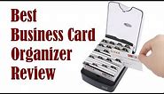 Best Business Card Organizer Review - Rolodex File Storage Holder Box