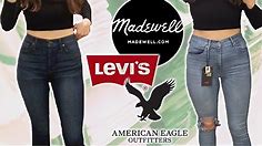 Which brand makes the best Curvy Jean? (Try On // Madewell, Levi's, American Eagle)