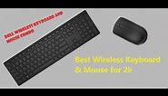 Unboxing and review of Dell KM636 / 5WH32 wireless keyboard & mouse combo