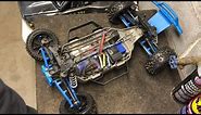 Replacing the turnbuckles and camber links on the Traxxas slash.