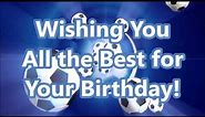 Happy Birthday - Soccer