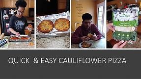 Easy Cauliflower Pizza| Simple Keto Recipe| Outer Aisle Gourmet Cauliflower Pizza Crust Review