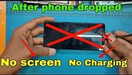 After dropped Phone,No Screen,No Charging...