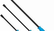 CHANNELLOCK 3pc Professional Pry Bar Set w/ 12, 17, and 25-inch Pry Bars, Made in USA, Molded 4-Sided Textured Grip