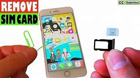 How to Remove and Insert Sim Card in iPhone - iPhone Sim Card Removal