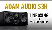 S3H UNBOXING - ADAM Audio S3H monitor speakers #BATMAN speakers