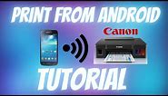 How to Print from Android Phone to Canon Printer | Android Print Tutorial