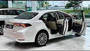 2023 Toyota Corolla Altis White Color - Exterior and Interior Details
