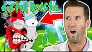 ER Doctor REACTS to Rick and Morty Funniest Medical Scenes #3