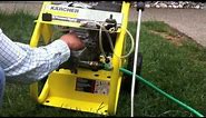 How to fix a sticky power washer; no pressure