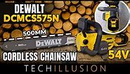 🔥THE MOST POWERFUL 4HP cordless chainsaw from DEWALT!😱 - DeWalt DCMCS575N - Review & Test