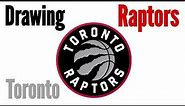 How to draw the logo of Toronto Raptors