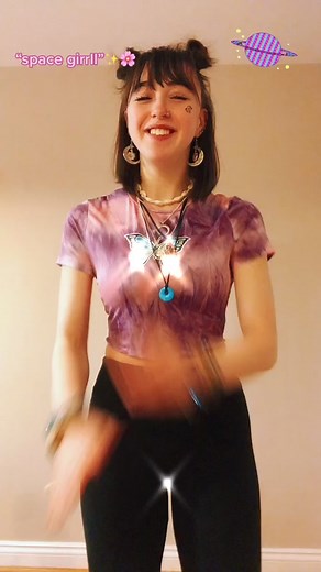 the cutest dance i’ve ever seen on tiktok🪐🌸#dance #foryou #spacegirl #foryoupage