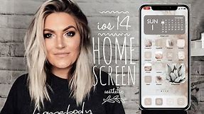 How To Customize Your iPhone Home Screen Aesthetic | iOS 14