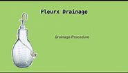 Pleurx Drainage: Drainage Procedure