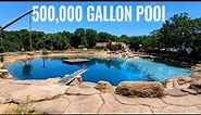 500k Gallon Backyard Pool - 29 Year Build - Coolest Thing I've Ever Made - EP26