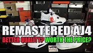 Remastered Jordans Worth The Price? Better Quality? Air Jordan 4 (IV) "Legend Blue" Review