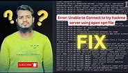 Fix OpenVPN Connection Error on TryHackMe: A Step-by-Step Solution for OpenVPN 2.6 Users