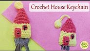 How to Crochet House Keychain | Super Easy Crochet Tutorial for Beginners | Lemon Crochet🍋