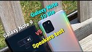 Galaxy Note 9 vs Galaxy Note 10 lite speaker test (You'll be surprised 🤔)