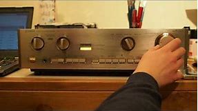 Luxman L410 integrated amplifier overview / soundtest