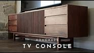 DIY #3 | 8ft Mid-Century Modern TV Console