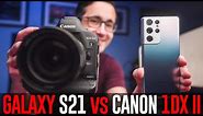 Galaxy S21 ULTRA vs. $6000 PRO DSLR Camera: Will the 108 megapixel sensor win?